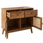 Alia - Commode 2 Tiroirs / 2 Portes - Rotin