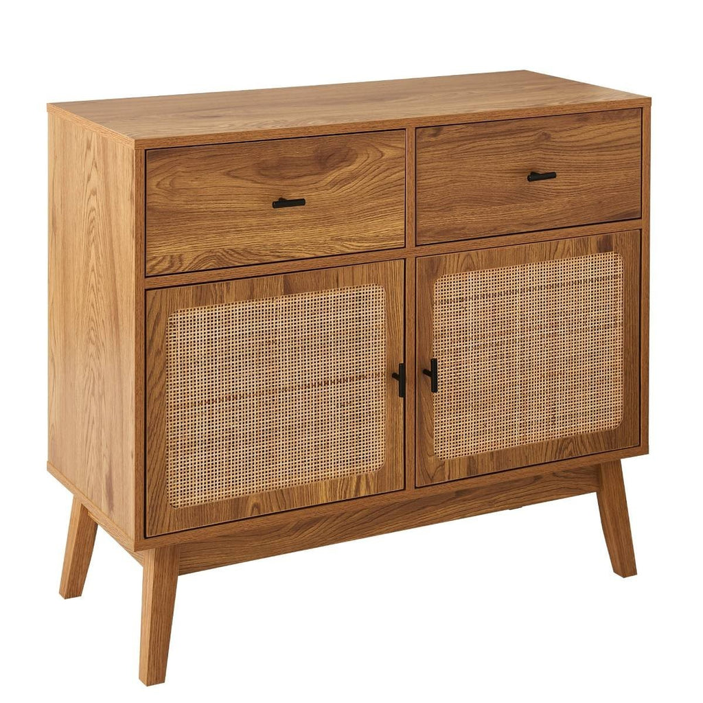 Alia - Commode 2 Tiroirs / 2 Portes - Rotin