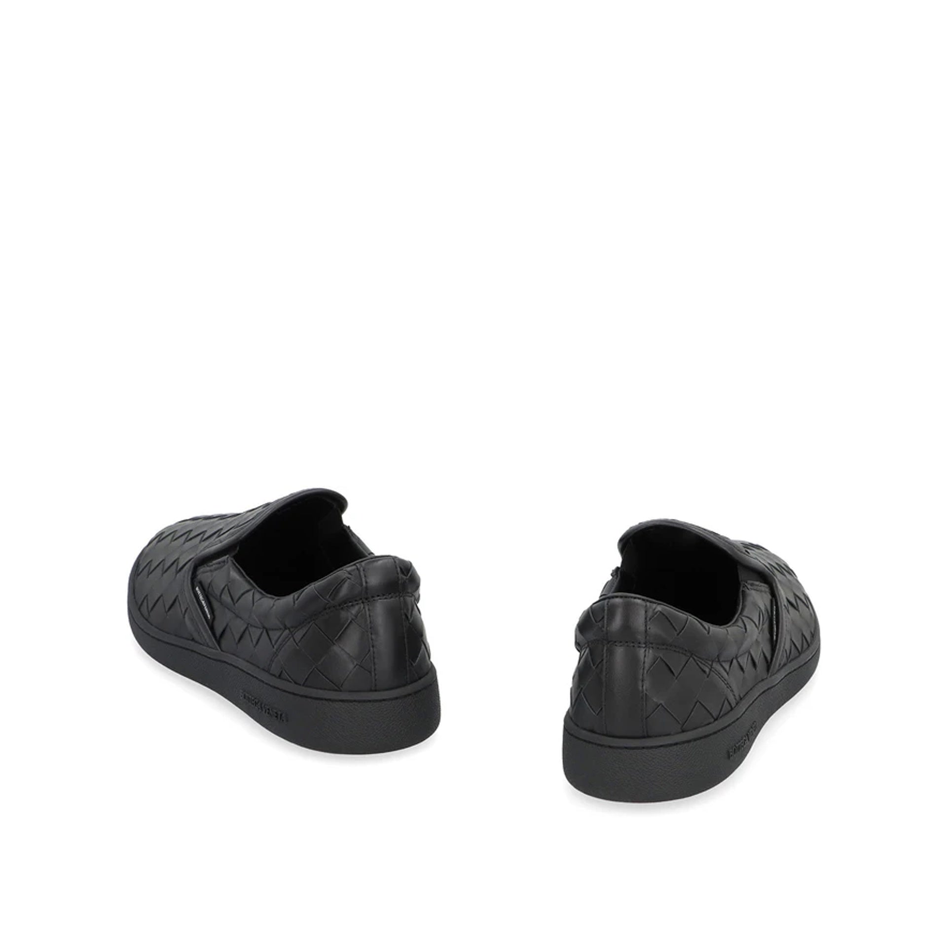 Baskets Bottega Veneta Sawyer Leather - Black - Homme