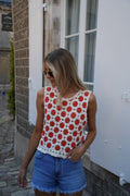 Top Crochet Emery - Rouge