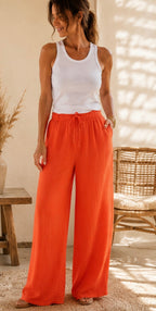 Pantalon Eden - Orange