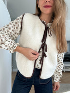 Gilet Berger À Noeud Claudia
