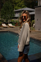 Blouse À Noeuds Nouméa - Beige
