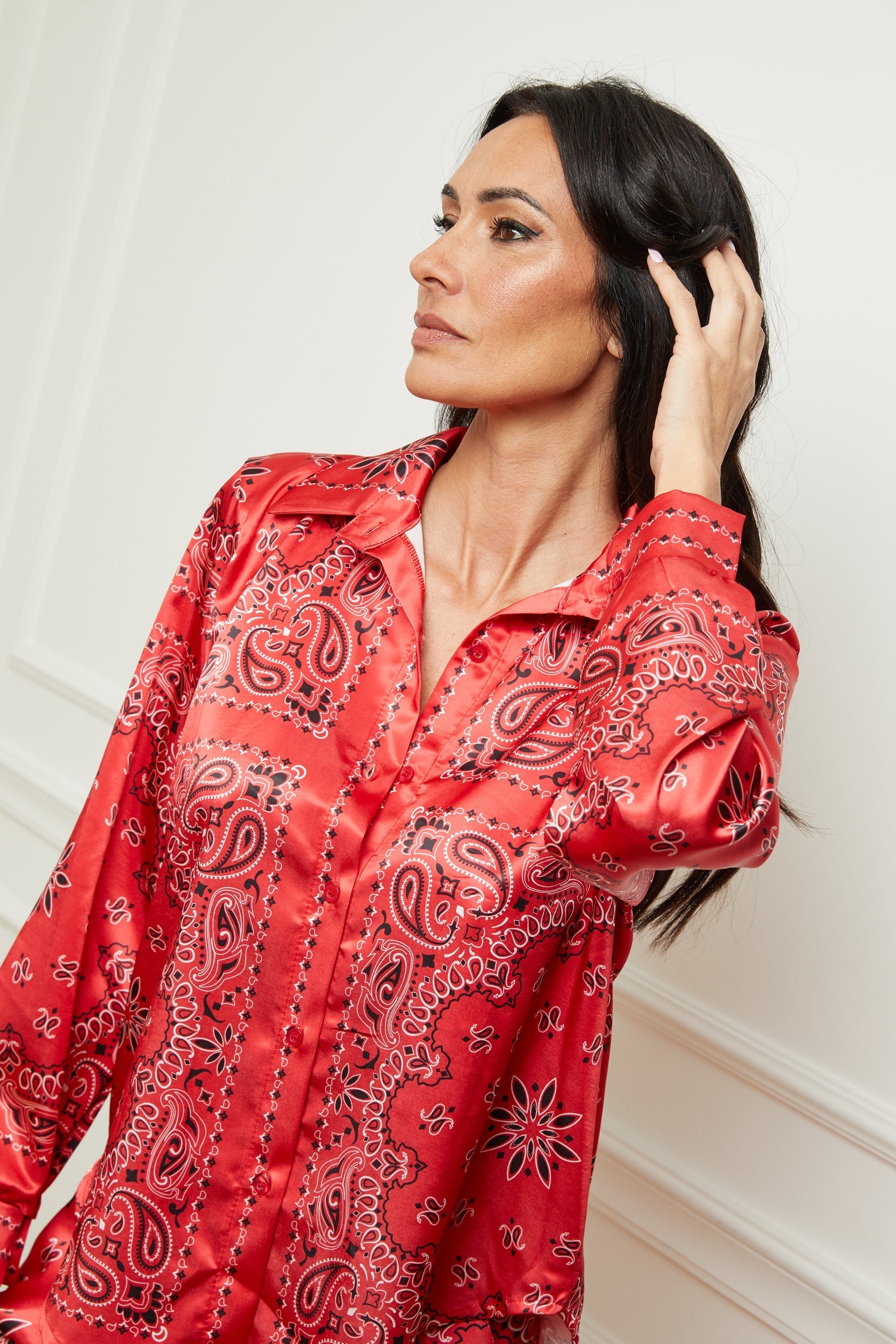 Chemise Bandana - Rouge