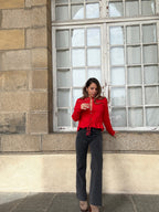 Cardigan Emma Rouge