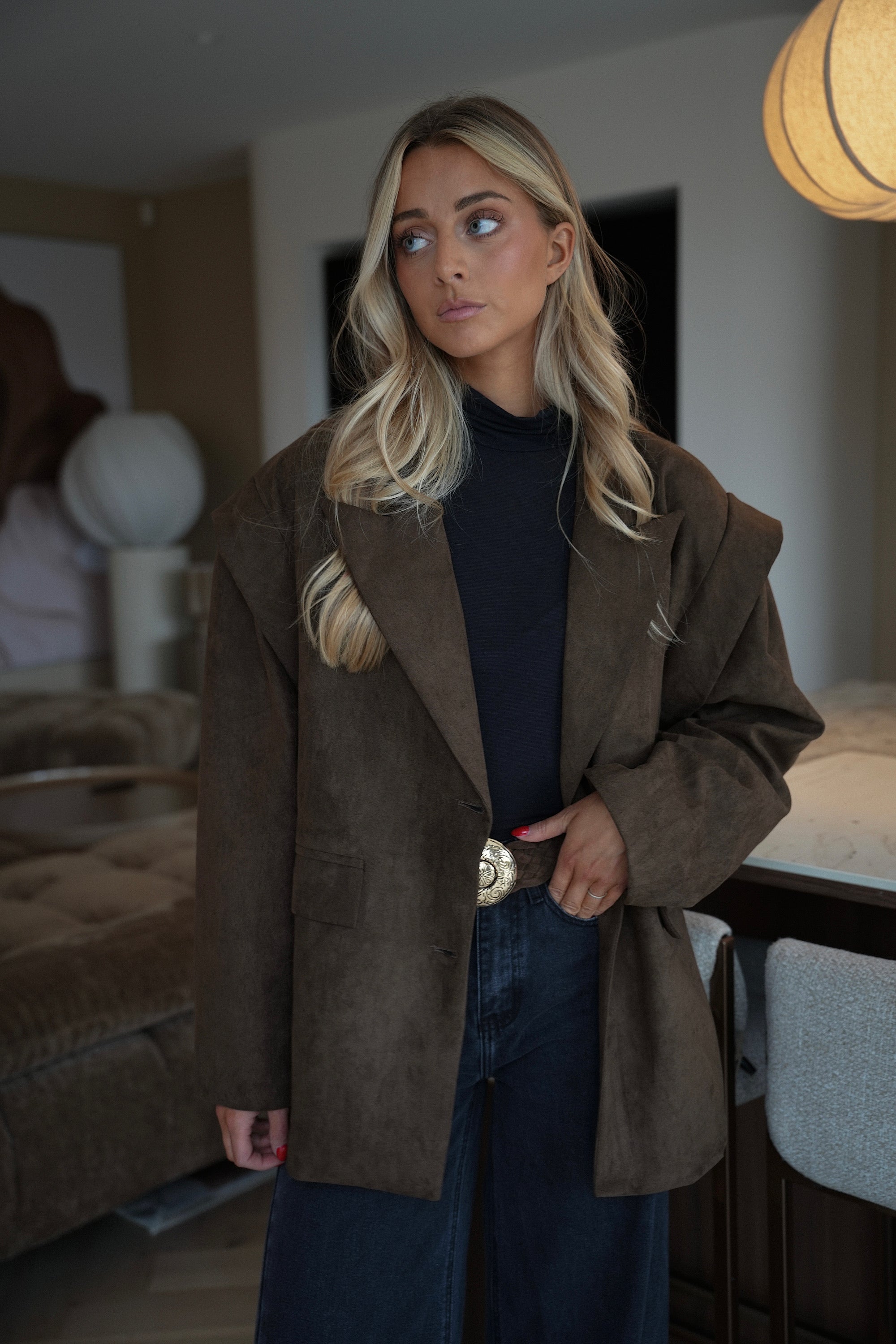 Veste Blazer Vicky - Chocolat