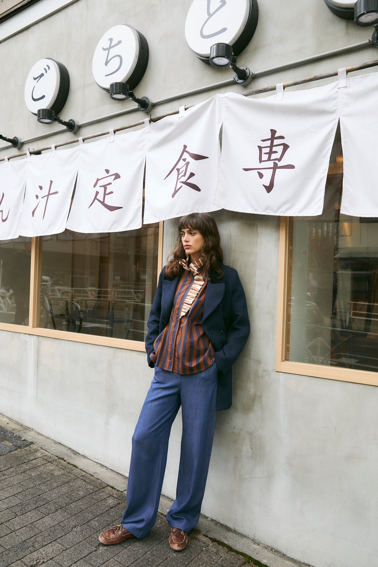 Pantalon Cuca Tencel Bleu