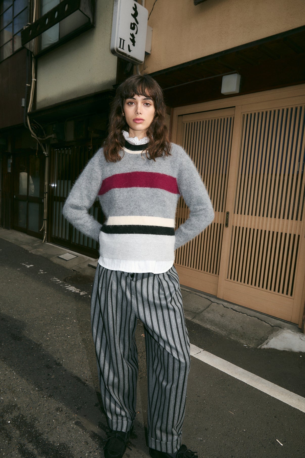 Pull Nagoya Maille Gris