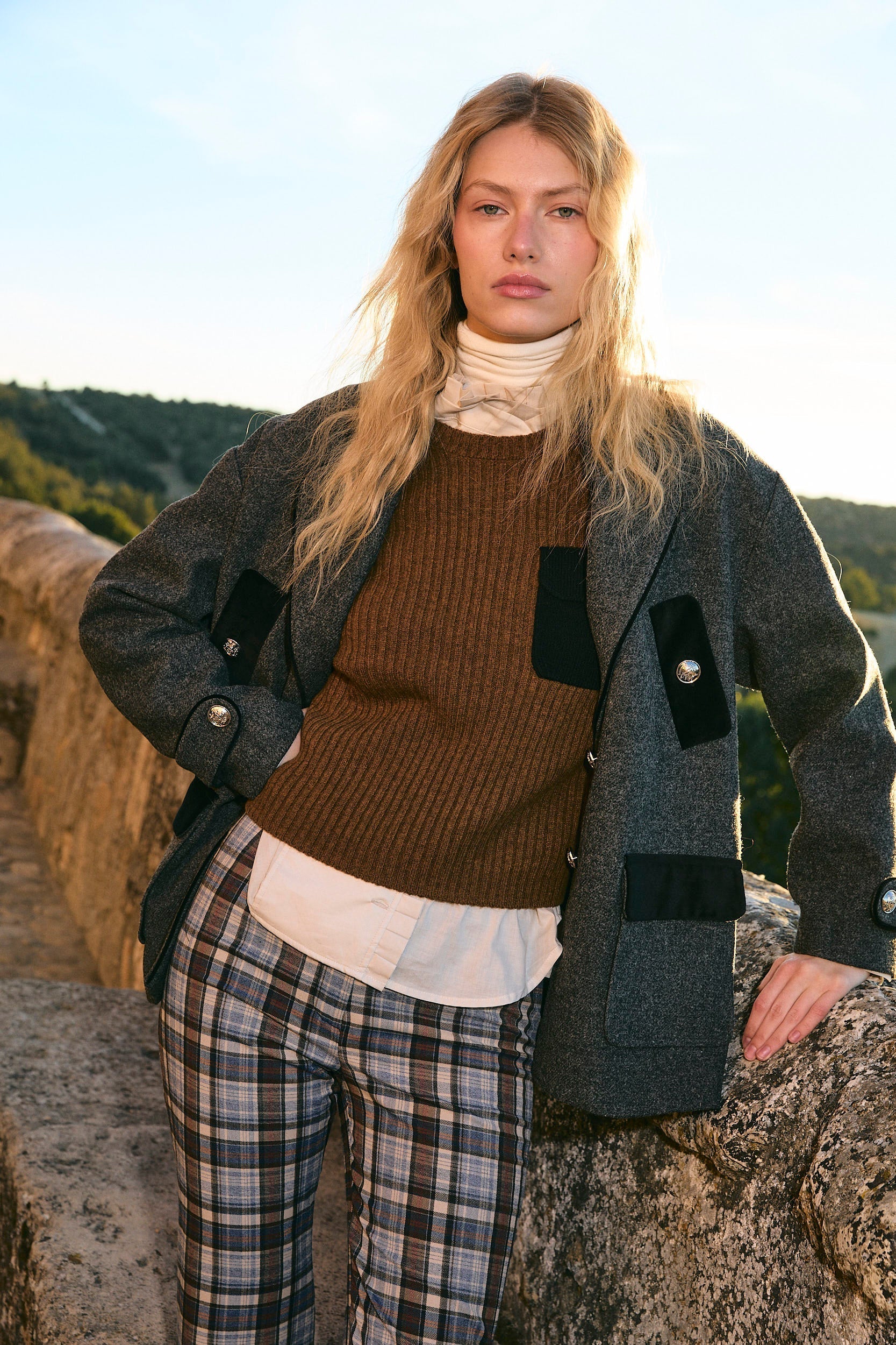 Manteau Dakota Shetland Anthracite