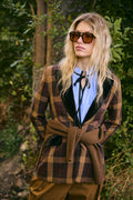 Blazer Ana Madras Marron