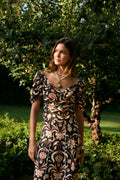 Top Olivia Indienne Noir