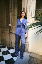 Veste Lion Jacquard Beztas Indigo