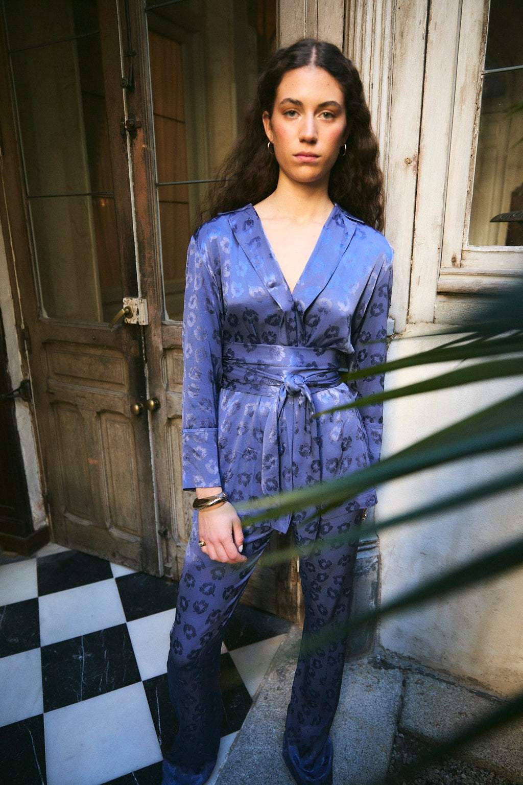 Veste Lion Jacquard Beztas Indigo