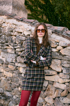 Veste Spencer Carreaux Violet