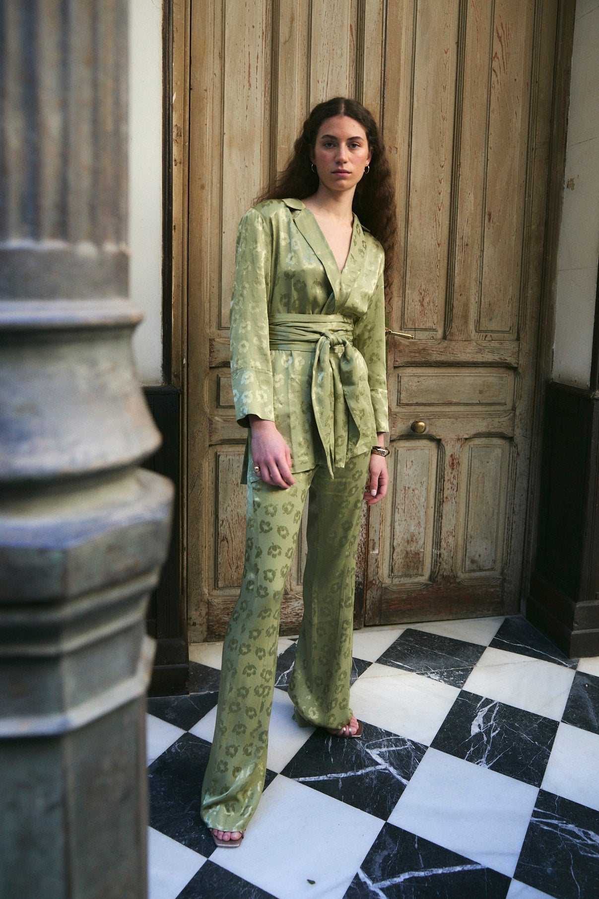 Veste Lion Jacquard Beztas Olive