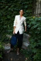 Blazer Joya Dupion Écru
