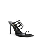 Sandales Saint Laurent Jerry 95 Satin - Black - Femme