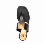 Sandales Valentino Garavani One Stud - Black - Femme