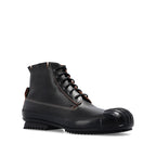 Baskets Maison Margiela Leather High-Top - Black - Homme