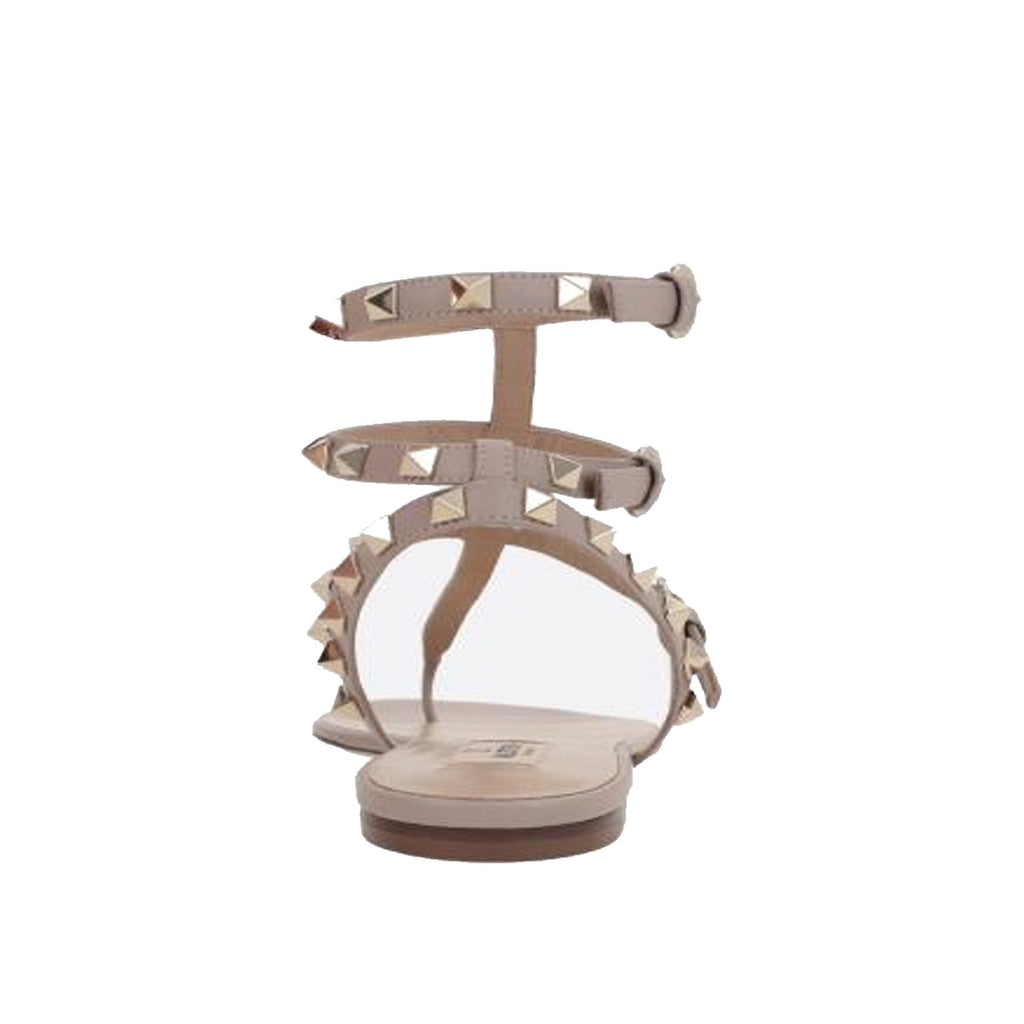 Valentino Garavani Rockstud Flip-Flop Sandals - Beige - Femme