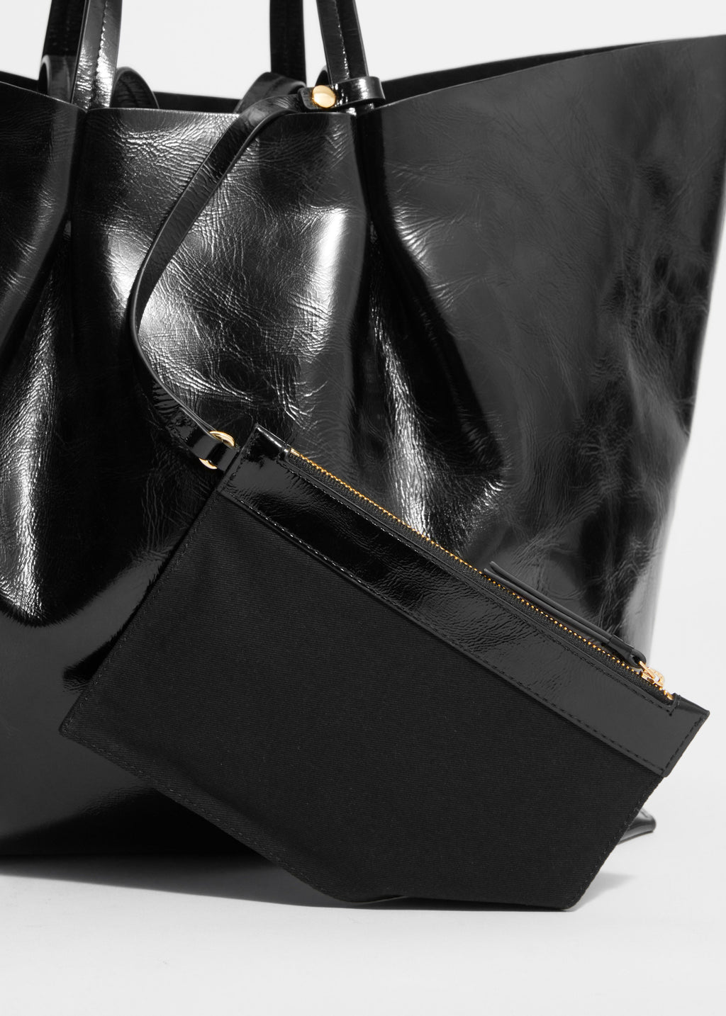 Sac Julie Cabas En Cuir Noir Pour Femme