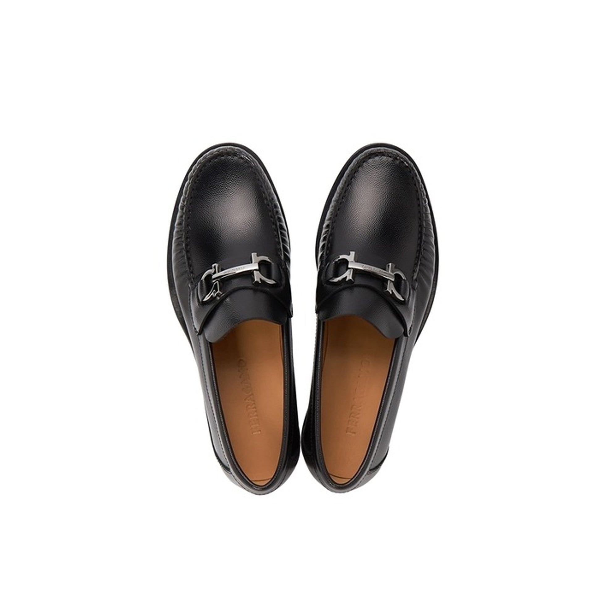 Mocassins - Salvatore Ferragamo Fort Leather - Black