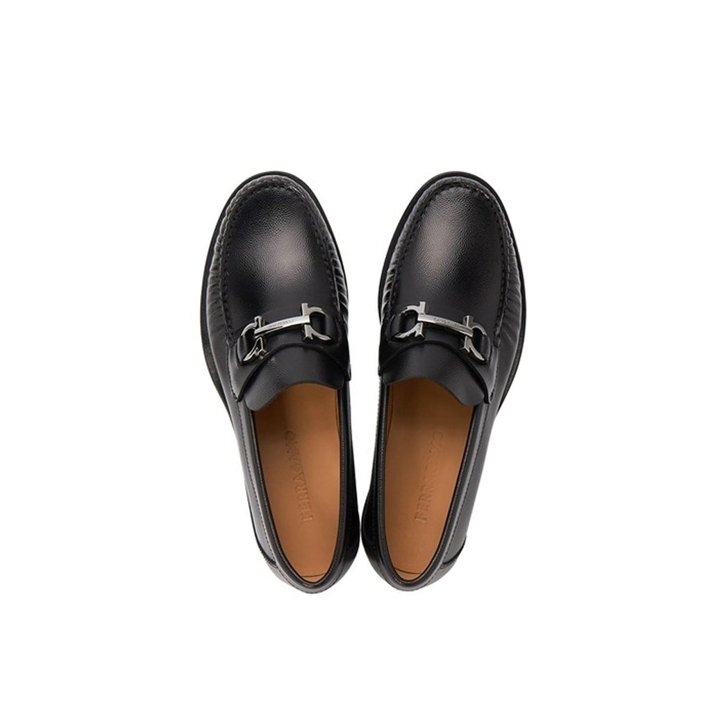Mocassins Salvatore Ferragamo Fort Leather - Black - Homme