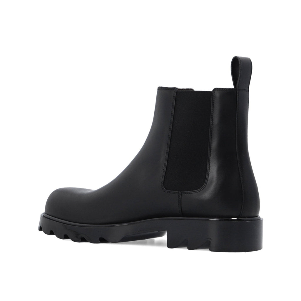Bottes Bottega Veneta Leather Ankle - Black - Homme
