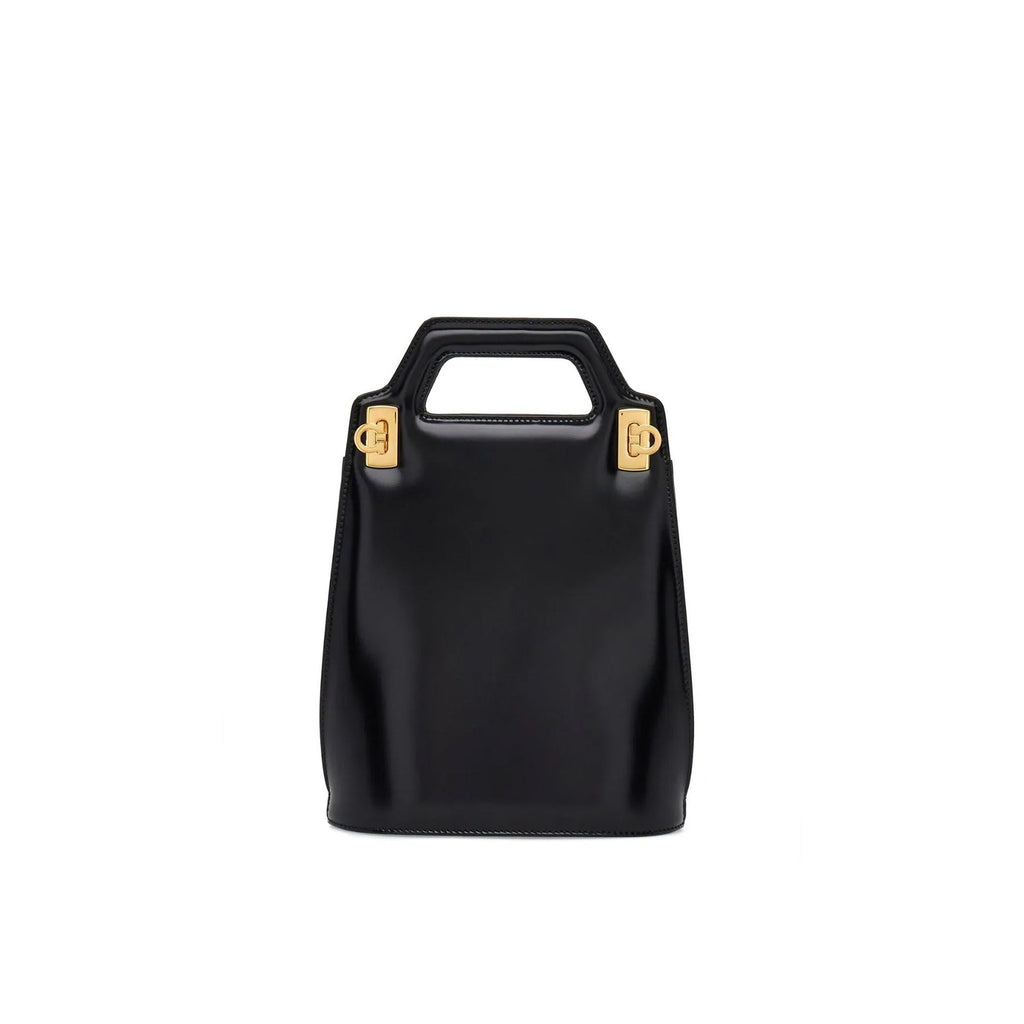 Ferragamo Wanda Mini Bag - Black - Femme
