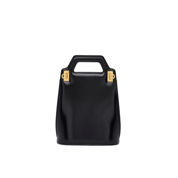 Ferragamo Wanda Mini Bag - Black - Femme