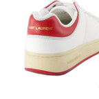 Baskets Saint Laurent Leather - White - Homme