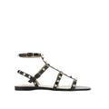 Sandales Valentino Garavani Rockstud Leather - Black - Femme