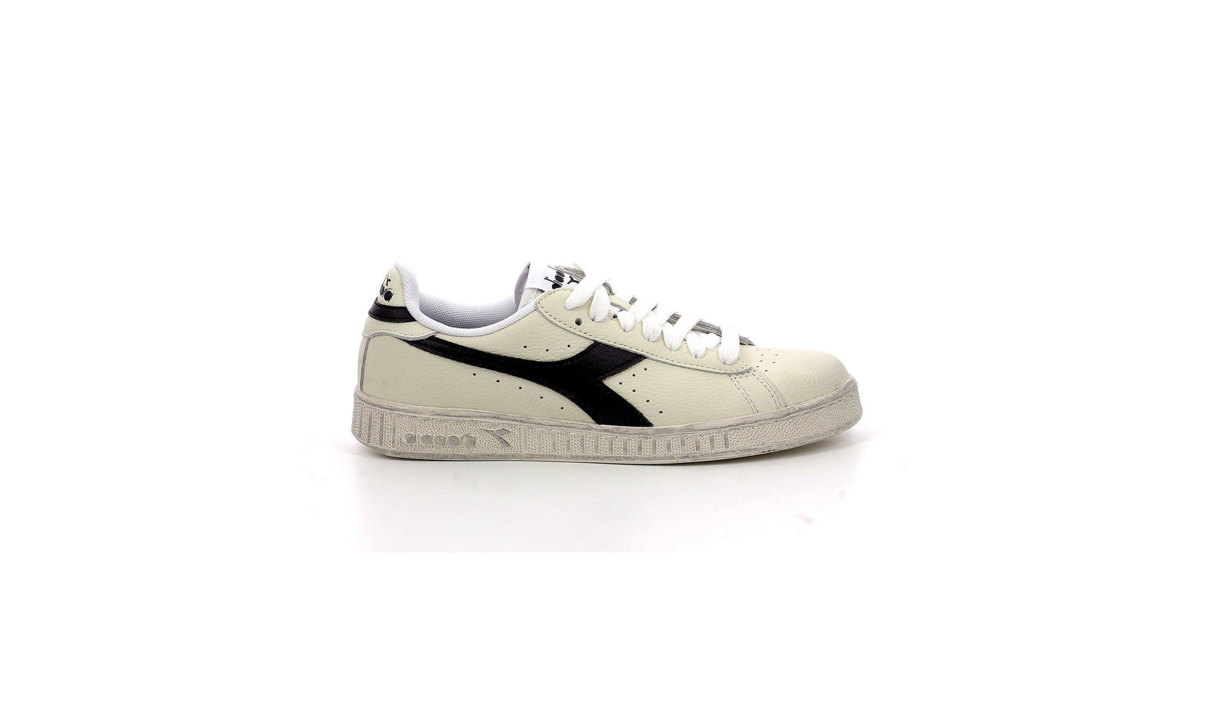 Diadora - Sneakers Bas Game L Low Waxe - White /Black - Mixte