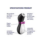 Stimulateur Clitoridien - Penguin  - Noir
