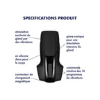 Masturbateur - Men Vibration  - Noir