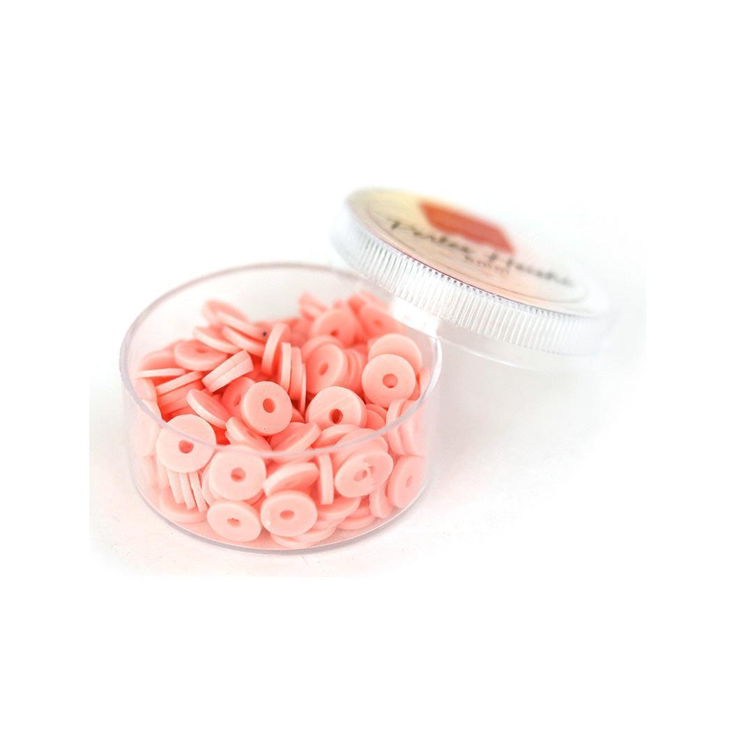 Boite De Perles Rondelles Heishi 6 Mm - Rose Poudré