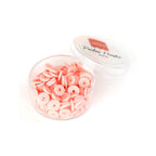 Boite De Perles Rondelles Heishi 6 Mm - Rose Poudré