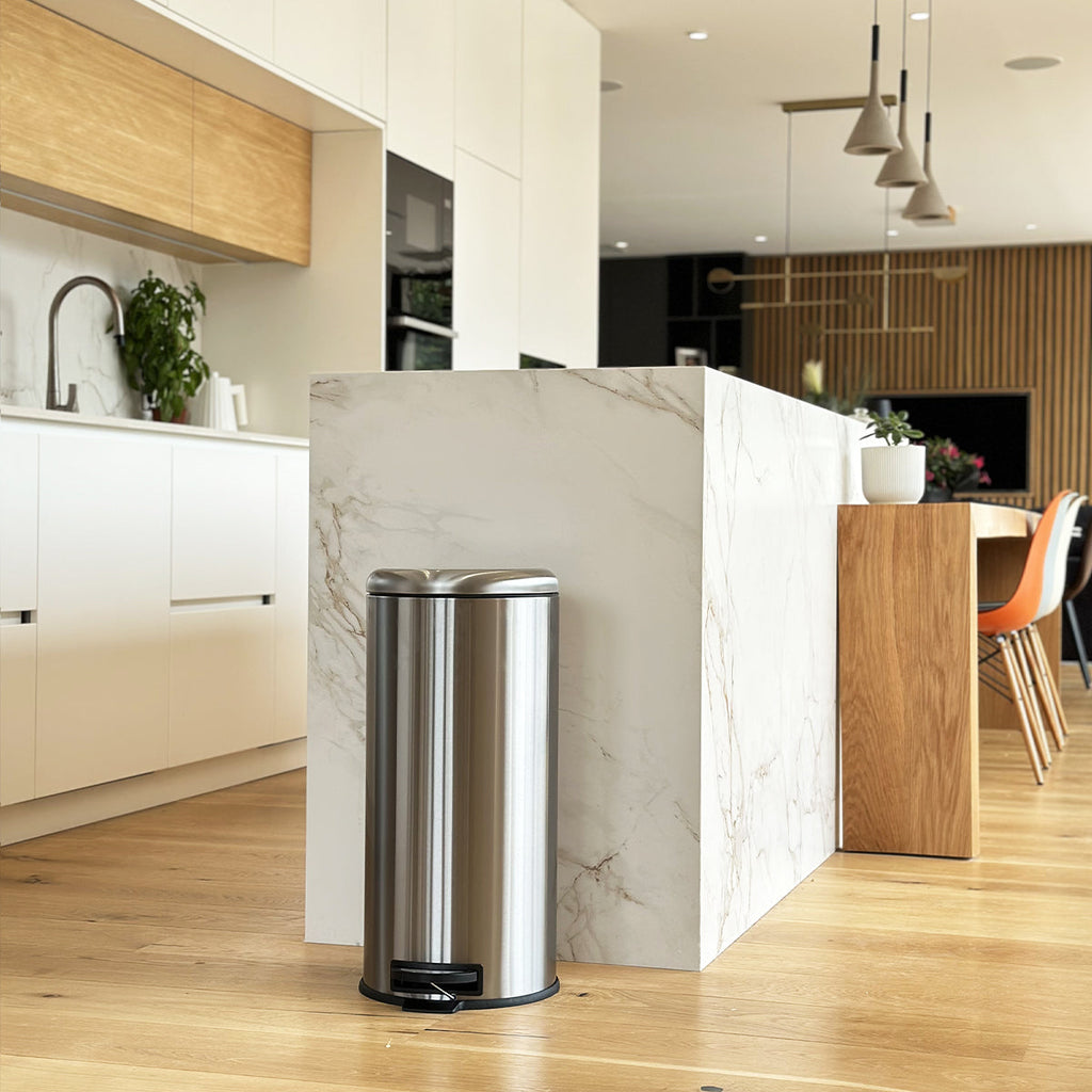Poubelle À Pédale Inox Urban - 30L - Argent