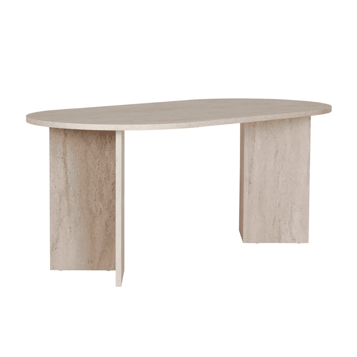Sable - Table À Manger - Bords Arrondis