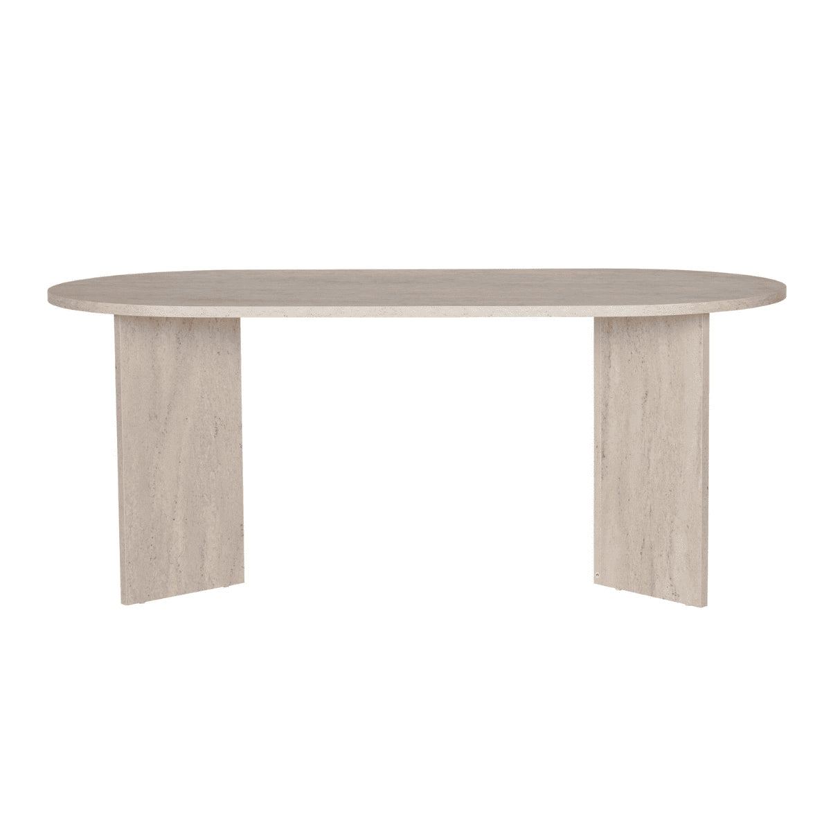 Sable - Table À Manger - Bords Arrondis