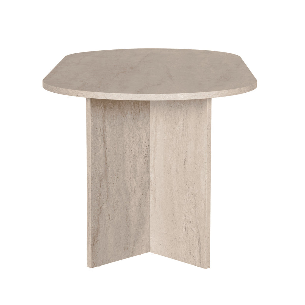 Sable - Table À Manger - Bords Arrondis