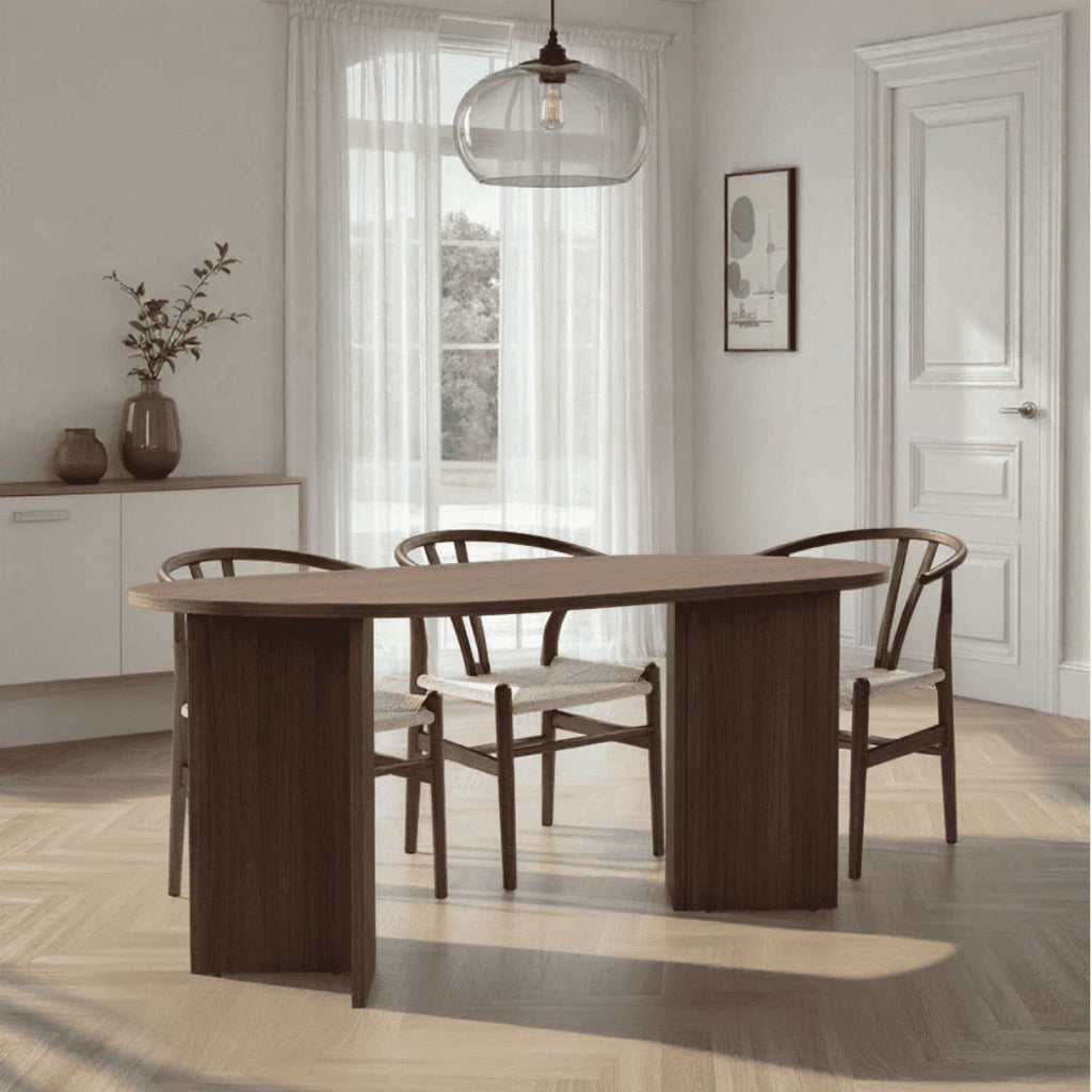 Sable - Table À Manger - Bords Arrondis