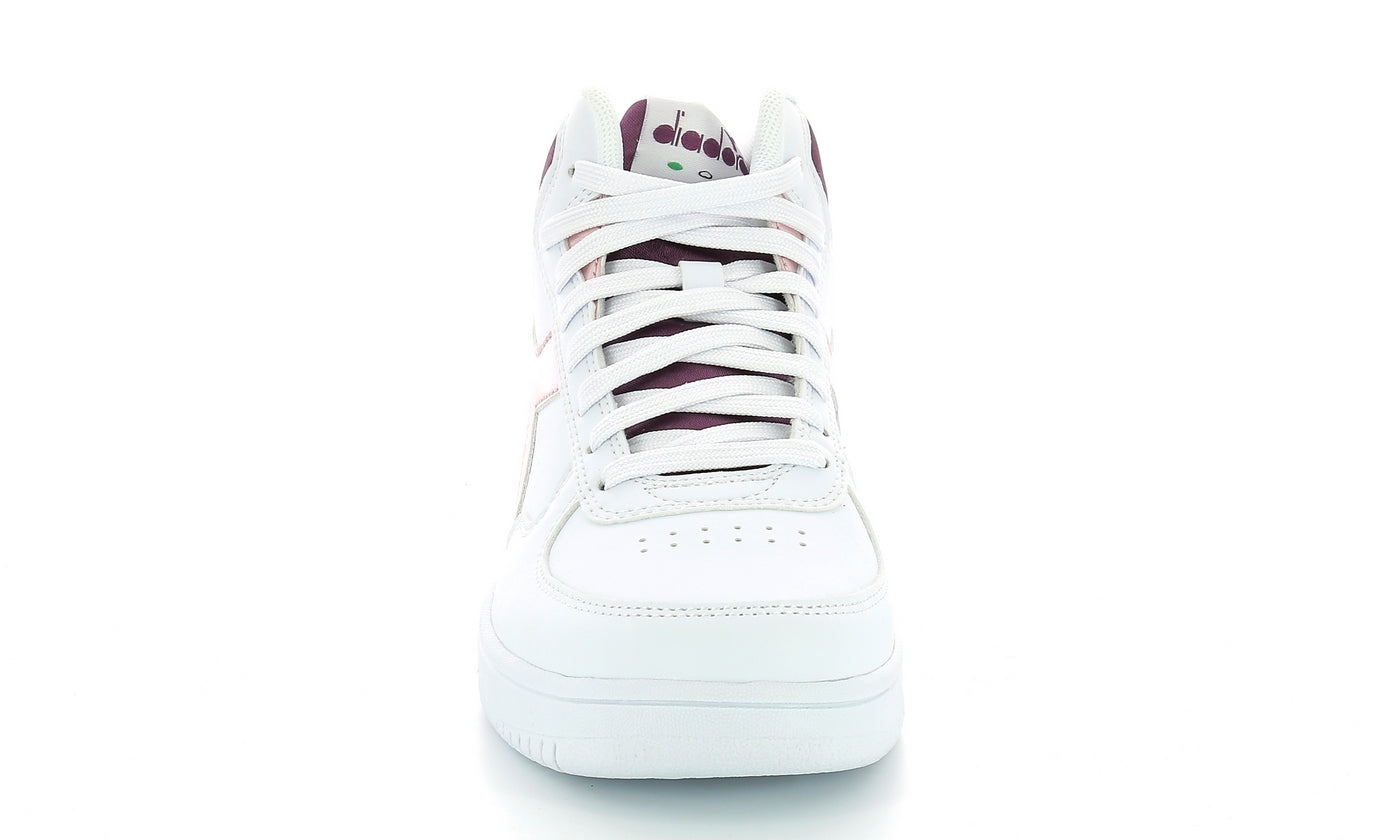 Diadora - Sneakers - Raptor Mid Met - White/Purple - Femme