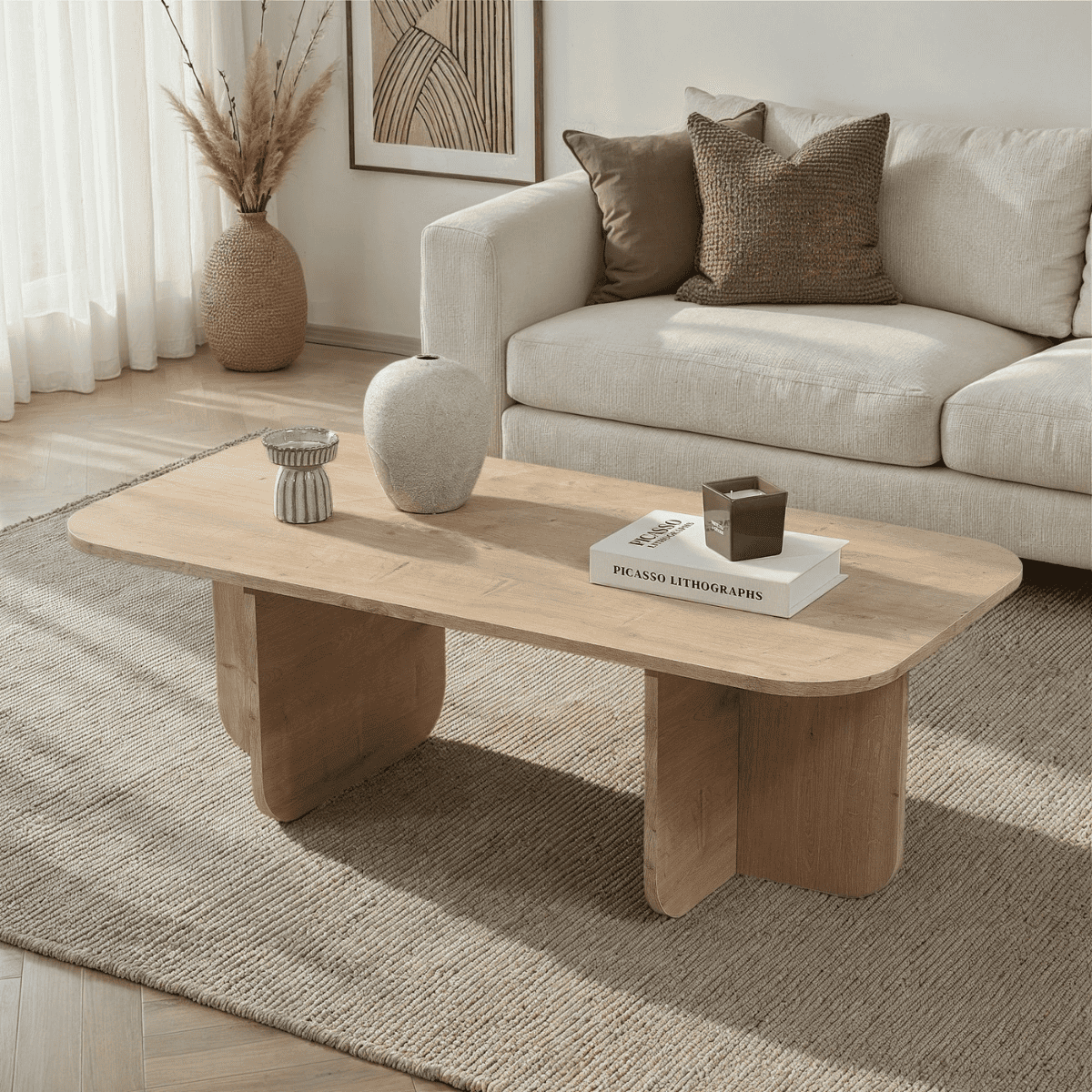 Becaj - Table Basse - Bords Arrondis
