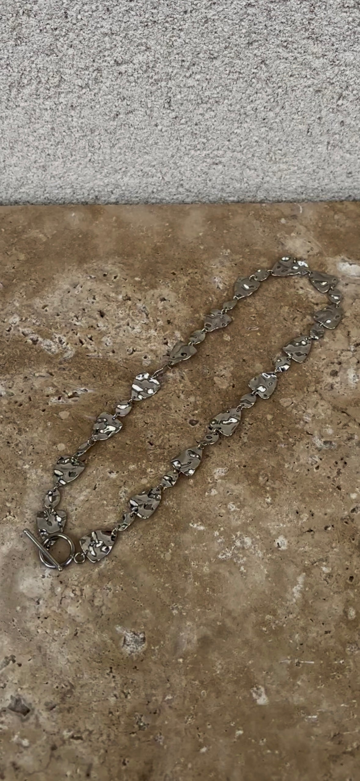 Collier Hammered