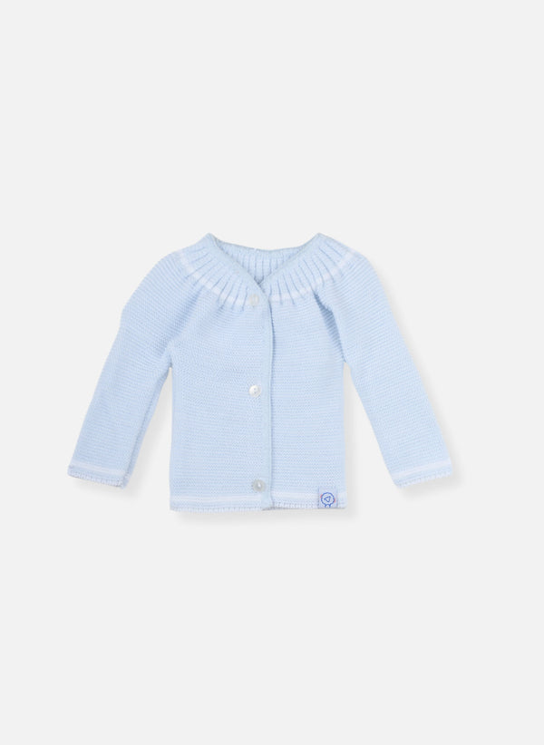 Brassière 3 Boutons - Bleu Layette
