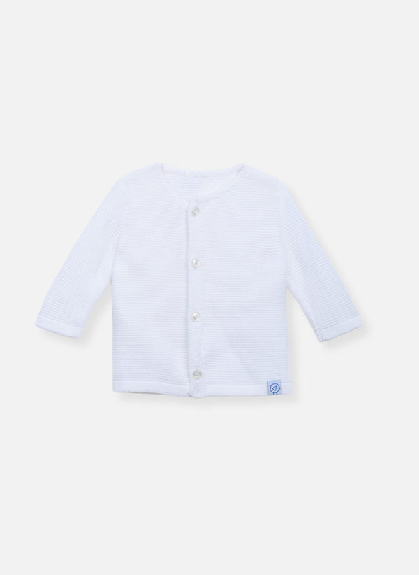 Gilet en Coton Bio - Blanc