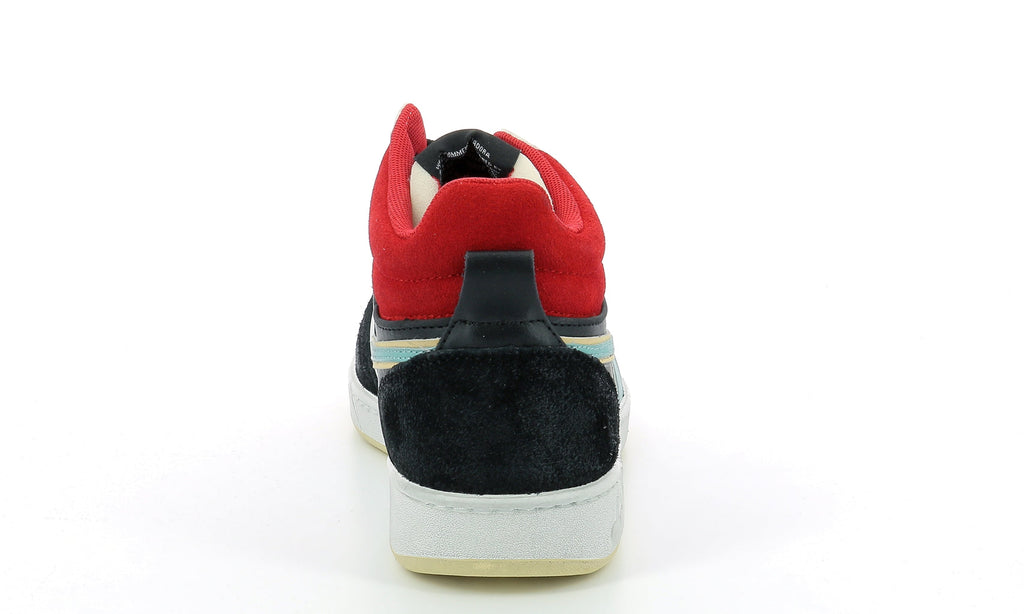 Diadora - Sneakers Basses Magic Bas Dem L - White/Black/Lychee - Mixte