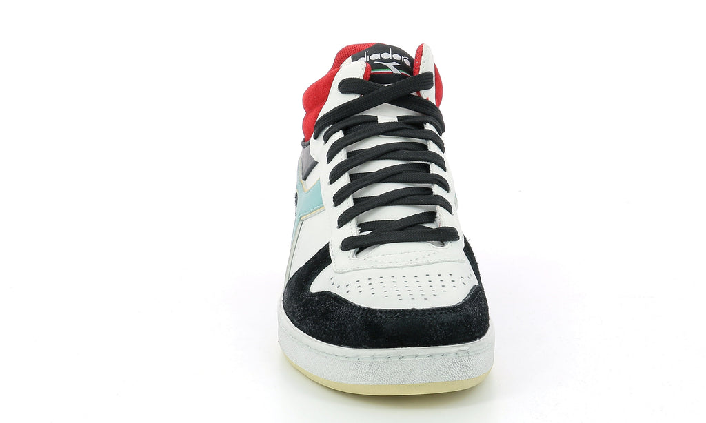 Diadora - Sneakers Basses Magic Bas Dem L - White/Black/Lychee - Mixte