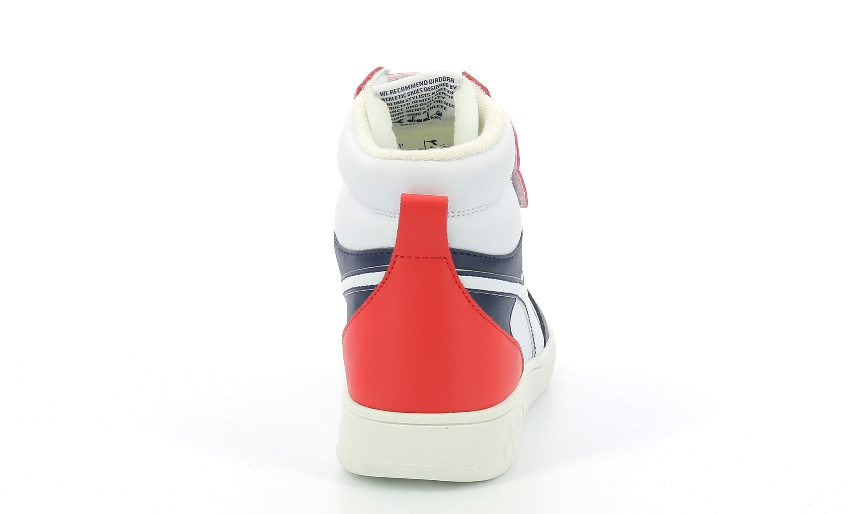 Diadora - Sneakers Basses Magic Basket Gs - White/Peacoat/Aurora Red - Enfant